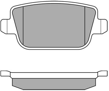 MEYLE Bremsbeläge hinten (Satz)