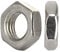 OPIOL QUALITY® 50 Stück Sechskantmuttern M10 niedrige Form DIN 439 aus Edelstahl A2 V2A Flachmuttern halbe Mutter Halbmuttern