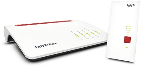 AVM FRITZ!Mesh Set (FRITZ!Box 7590 und FRITZ!WLAN Mesh Repeater 2400, Dual-WLAN AC+N (bis zu 2.533 MBit/s), bis 300 Mbit/s durch VDSL-Supervectoring 35b, deutschsprachige Version)