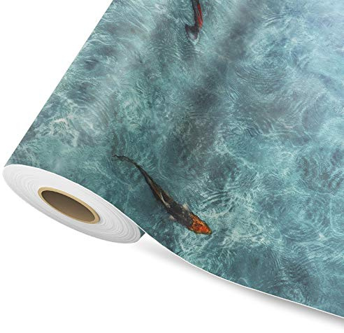 KARAT PVC CV Vinylboden | Linoleum Bodenbelag Meterware für Küche, Flur viele Längen & Motive & Größen (100 x 300 cm, Koi)