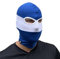 PGwear Sturmhaube in blau weiß gestreift I Maske Balaclava Beanie I Ultras Hooligans