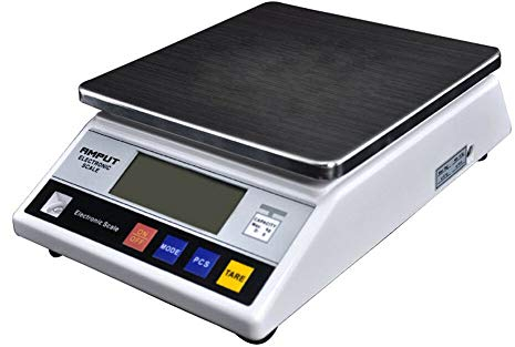 RibasuBB Feinwaage Digitalwaage, 7500g/0.1g, 9V Präzisionswaage Goldwaage Elektronische Oberschalige Laborwaagen Digital-Waage