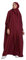 Frauen Kleid muslimisches Gebet Abaya islamische Robe Maxi afrikanischer Kaftan Türkei Islam Dubai Türkei Kleid in voller Länge mit Hijab Weinrot Einheitsgröße