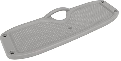 Heckplatte, Universelle Leichte PVC Spiegelplatte, Bootsteile Hardware Außenborder Montage Motorhalterung für Schlauchboote, Schlauchboote, Kajaks, Marineyachten (Grau)