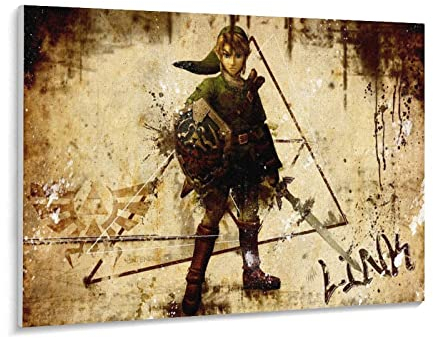 1000 Stück Puzzle Puzzle für Erwachsene Die Legende von Zelda Link Poster Papier Puzzle Lernspiele Brain Challenge Puzzle Sets Kinder Kinder Teenager Familie(38x26cm
