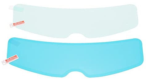 Protector para Casco de Motocicleta, Película Antivaho, Casco Universal, Visera Transparente, Juego de Película a Prueba de Lluvia para Seguridad en la Conducción, 24,5 Cm/9,6