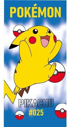 arlis Pokemon Strandtuch oder Badetuch Pokemon70 x 140 cm (Strandlaken Pok – A)