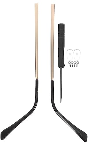 ULTECHNOVO 1 Paar Metall-Brillen-Ersatzbügel Brillen-Ersatzarme Universelle Brillenarme Beine -Reparaturset DIY-Bügel Für Sonnenbrillen Goldfarben