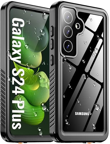 Oterkin for Samsung Galaxy S24 Plus Case Waterproof,[IP68 Underwater] Samsung S24 Plus Case with[Built-in Screen Protector][360°Full Body Sealed][12FT Military Shockproof] Case for S24 Plus