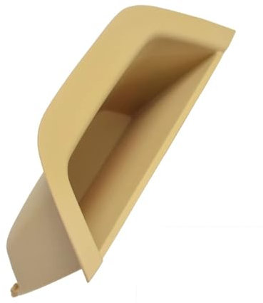 JAVON Car Auto Interior Inner Door Handle Pull Trim Compatible Front Left Right Side for BMW F25 F26 X3 X4 2011-2017 51417250306 Car Inner Door Handles (Size : Beige-RHD)