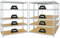 PROREGAL Mega Deal 4er-Set Schwerlastregale Giant Elephant 180x150x60cm mit 5 Ebenen Fachlast 200kg Verzinkt, Kellerregal, Steckregal, Garagenregal, Lagerregal