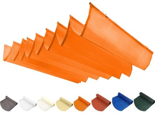 WIGING Retractable Wave Sun Shade Sail, UV Protection Sun Protection Pergola Replacement Shade Cover For Outdoor Patio Porch Garden Deck Backyard