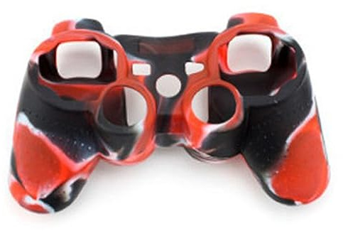 Angoily Robuste Silikonhülle für Controller Schwarz und Orange mit Einfachem Design Schützend und Leicht zu Installieren für Spielkonsole Controller