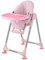 Hochstuhl Baby Kinderstuhl Klappbar kinderhochstuhl Mitwachsend 5 Höhenstufen 5 Neigungspositionen 3 Tablettpositionen (Pink)
