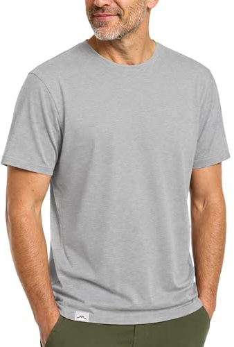 Alpenwert® Merino Shirt Herren [Made IN Portugal] perfektes Wandershirt Wander Tshirt aus Merinowolle Tshirt für Sport, Outdoor, Funktionsshirt (DE/NL/SE/PL - S/M/L/XL - Grün/Grau/Navy Blau/Schwarz)