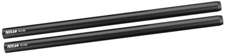 Nitze 15mm Rod 30 cm, 12 Zoll 15mm-Kamera-Aluminiumlegierung-Rod mit M11 Innengewinde für Kamera Rig Matte Box Follow Focus 15 mm Stangensystem (2 Stck.) - R15-300