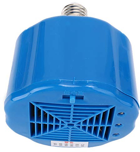 Naroote Chauffage de Poulailler, Thermostat pour Reptile, Chauffage pour Reptile, Lampe Chauffante pour Reptile, Chauffage de Couveuse en Plastique ABS pour Reptile sur Chenilles (Blue)