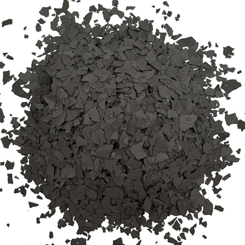 WO-WE Farbchips für Epoxidharz Bodenbeschichtung Bodenfarbe Colorchips Dunkelgrau - 3Kg