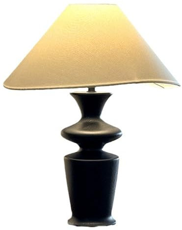 MBTSQD Lampada Da Scrivania Retrò in Tessuto Di Legno Massello Lampada Da Comodino Per Camera Da Letto Lampada Da Atmosfera Studio Soggiorno Decorazione Lampada Da Scrivania Lampada Da Scrivania Cald