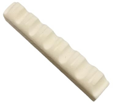 Gitarrensattel für 6 Saiten, Rinderknochen, vorgeschlitzte obere Mutter, Ersatz für Akustikgitarre, Vintage-Stil