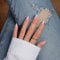 KQueenest Ombre French Press on Nails Short Almond, Short False Nails with Glue, Gradient Nude Pink Fake Nails Press ons Stiletto, Glossy Opaque, Reusable Soft Gel Stick on Nail for Women, 24 Pcs