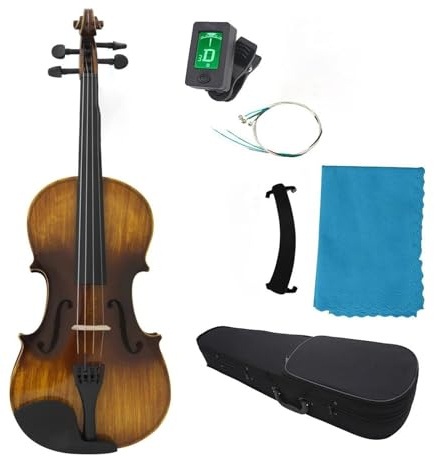 Elektrische Geige Violine 4/4 Anfänger Geeignet Für Üben Von Streichinstrumenten(1Set)