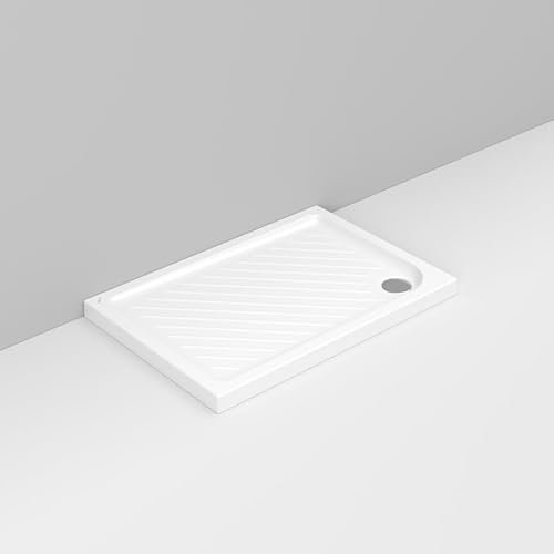 Receveur de douche rectangulaire 80x120 cm en céramique antidérapante Gemma 2 | Dolomite