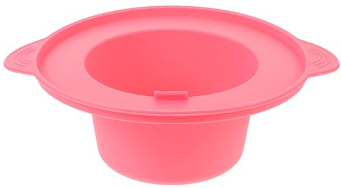 DIYEAH 400ml Pink Silicone Wax Warmer Replacement Bowl Wax Melt Heating Liner Pot for Hair Removal Compatible with Waxing Kits and Beauty Heaters