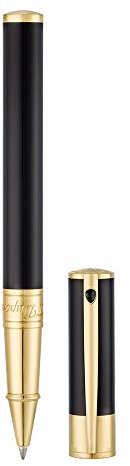 S.T Dupont D-262202 Tintenroller, Gelbgold, Schwarz