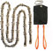 We Do Lifestyles Rope Saw- 48 Inch High Limb Hand Chain Saw- Upgraded Chain with 50% More Blades- 42 Teeth- No Rope Included- Blades on Both Sides so it Doesn't Matter How it Lands