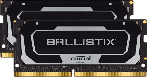 Crucial Ballistix BL2K16G32C16S4B 3200 MHz, DDR4, DRAM, Memoria Gaming Kit per Computer Portatile, 32GB (16GB x2), CL16