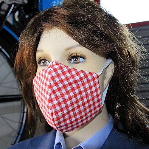 Fränkische Schlafmanufaktur 4X Set Mundmaske, Behelfsmaske, Staubmaske, Gesichtsmaske aus eigener Herstellung