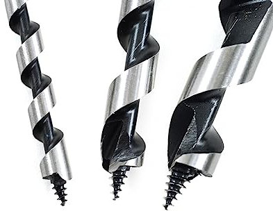 Schlangenbohrer, Holzbohrer, Holzspiralbohrer, Bohrer Typ Lewis, langer Balkenbohrer, Spiralbohrer (26 x 320 mm)