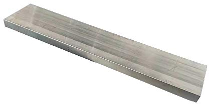 Zewoi 6061 Aluminio Tira Plana de aleación de Hoja de Placa Rectangular, Espesor: 6mm,200mm x 25mm x 6mm