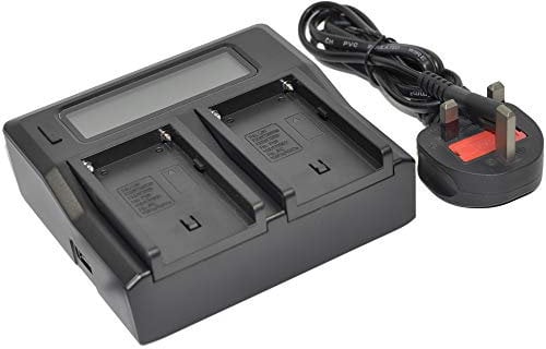 BTBAI Compatible bn-vf733 Battery Charger AC Dual lCD for jvc bn-vf704 bn-vf733 vf707u vf714 vf714u vf714 gr-d340ek gz-mg20 mg20ek mg21 mg21ek mg26ek mg36ek mg37u mg70 digital camera video camcorder