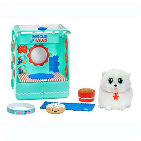 little tikes 657726EUC Rescue Tale Groom 'n Go Pet Backpack-mit Plüsch-Zwergspitz-Rucksack und Playset in Kindergröße-Inklusive Pflegezubehör, Kuscheldecke und mehr-für Kinder ab 3 Jahren