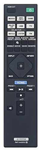 RMT-AA320U Replacement Remote Control Supports for Sony Stereo AV Receiver STR-ZA810ES STRDN1080 STR-DN1080 STRZA810ES