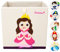 Flöckchen Kinder Aufbewahrungsbox | Premium Spielzeugkiste für Kinderzimmer I Spielzeug Box (33x33x33) bringt Ordnung ins Kallax Regal I Kinder Motiv (Pia die Prinzessin)