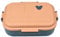 Kawaii Bento Box - Fiambrera con patrón de oso 3D a prueba de fugas con compartimentos divididos, contenedor de almuerzo para trabajo/escuela y preparación de comidas (rosa)