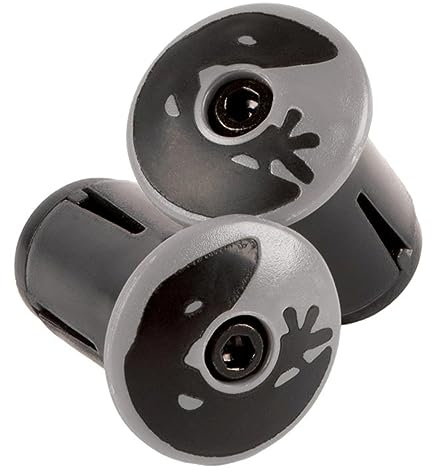 Lizard Skins DSP Bar Tape Plugs - Cool Gray - New22