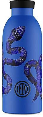 Inter - Clima Bottle, Borraccia Termica da 500ml, Bottiglia Thermos con Tappo 100% Ermetico (12 Ore Bevande Calde 24 Ore Fredde), Ecologica in Acciaio Inox - Prodotto Ufficiale