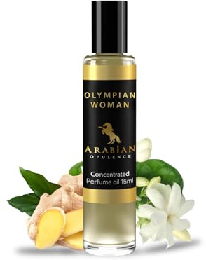 Arabian Opulence FR226 OLYMPIAN WOMAN Roll-on Parfümöl | Konzentriertes Duft Körperöl | Langanhaltendes ölbasiertes Parfüm für Frauen | Reisegröße alkoholfreies weiches Parfümöl Flasche (15ml)