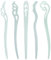 5 Pièces Vintage Cheveux Baguettes, Bâtons d'accessoires pour Cheveux, Rétro Cheveux Bâtons, Épingle à Cheveux Vintage pour Femme, Épingles à Cheveux Chinois Baguettes pour Cheveux (Cellulose Acetate)