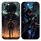 LYUBFDC 2 Stück Handyhülle für Apple iPhone 14 Hülle 6.1 Zoll, Anime Motiv Attack on Titan Manga Muster Schutzhülle Jungs Case Schutz der Linse Design Silikon TPU Cover Stoßfest, Schwarz1