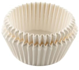 Tasty Papier-Backförmchen für Muffins & Cupcakes – 50 Stk. – Hitzebeständige Muffinförmchen – Ø5x3cm – Cool Tools – Einfach & Elegant in Weiß
