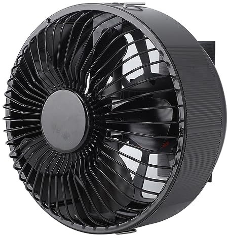 Ventilateur de Cheminée Rond, Ventilateur de Poêle à Bois alimenté par Chaleur Silencieuse en Alliage D'aluminium pour Chauffage de Cheminée à Bois