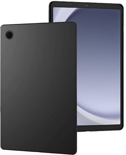 KUSINHOKA Funda para Samsung Galaxy Tab A9 2023 (8 Pulgadas), [Anti-Choque] Suave Silicona Carcasa, [Anti-arañazos] Ultra Fina Protectora Carcasa Tableta Accesorios, Negro