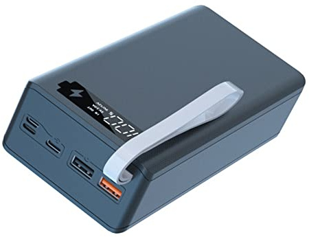 Silriku 14 x 18650 Akku-Aufbewahrungsbox PD Schnellladung Schweißen Free DIY Power Bank Case 18650 Batteriehalter Box, Schwarz