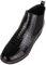 ABSOLUTE FOOTWEAR Stivaletti Chelsea da donna in ecopelle verniciata, con zeppa e doppio tassello, Nero , 39 EU