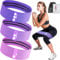 Resistance Bands, 3pcs Fitnessbänder Hip Widerstandsbänder Set mit starker Dehnbarkeit, 3 Zugkraftstärken rutschfeste Trainingsband, für Hüfte Beine Pilates Yoga Krafttraining(violett)